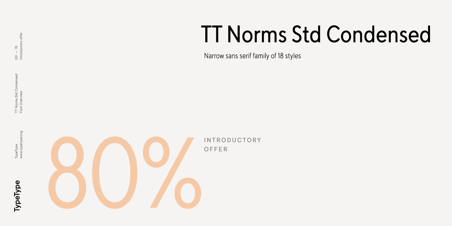 Beispiel einer TT Norms Std Condensed-Schriftart #15